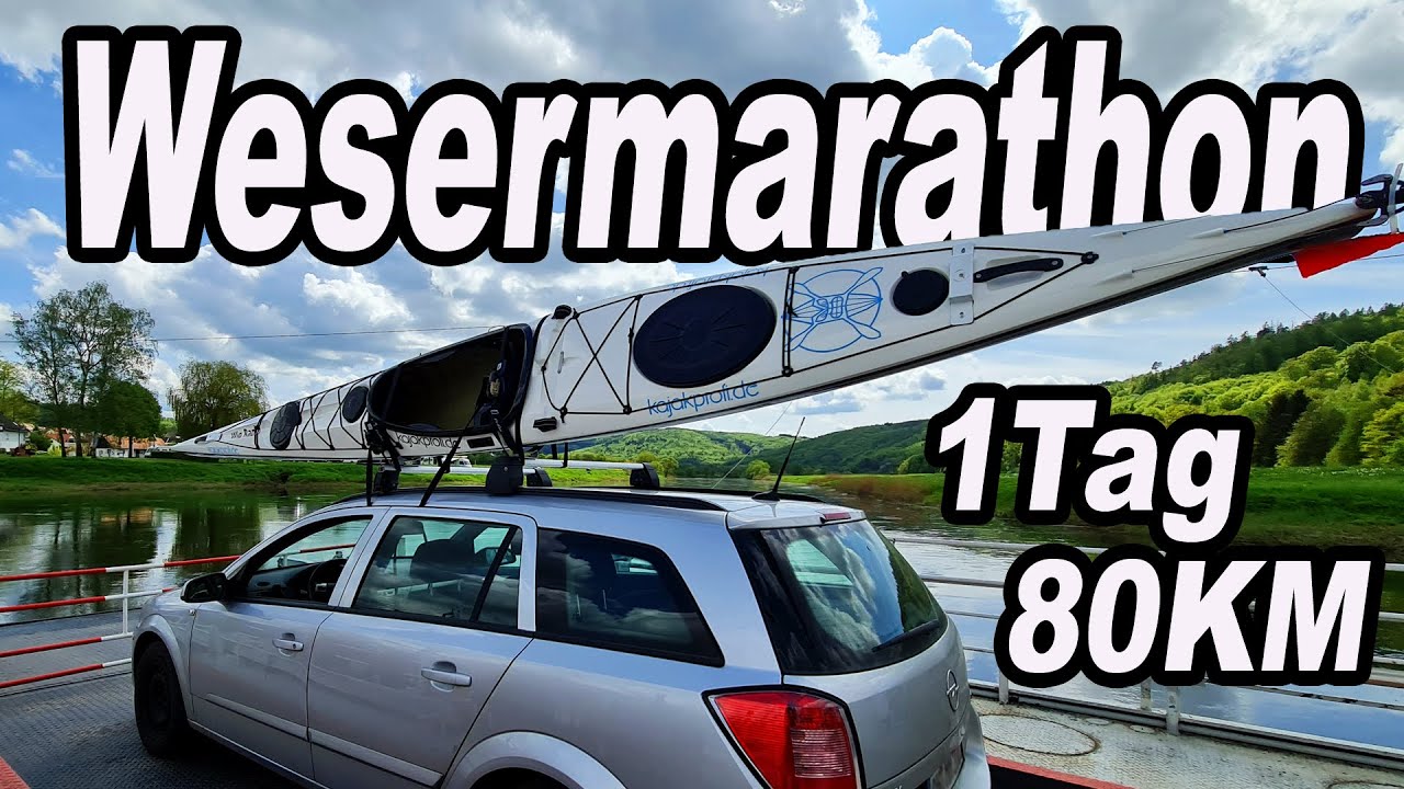 80km 1Tag Weser Marathon Kajaktour