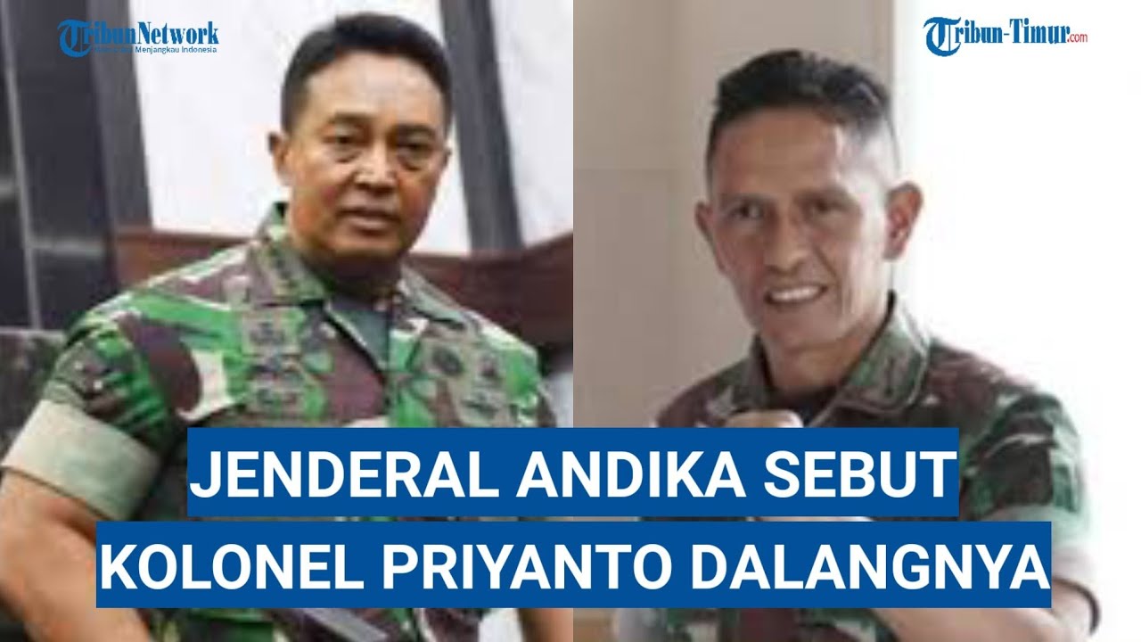 Panglima tni andika perkasa ungkap sosok pemberi perintah terkait kasus handi-salsa di nagreg