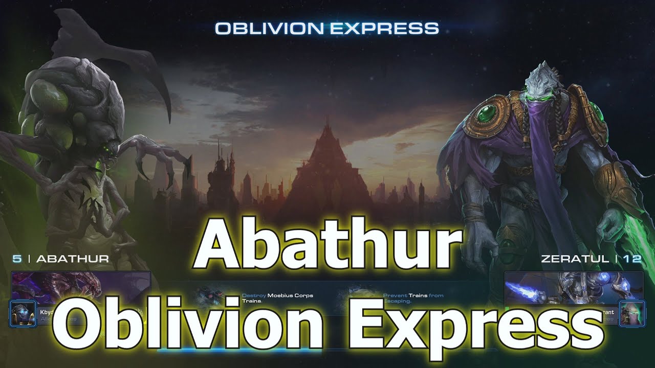 Starcraft 2 Co-Op ou Cooperativo: Zerg Abathur em Oblivion Express ...