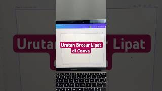 Urutan Leaflet (Brosur lipat) bolak-balik di Canva