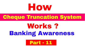 How Cheque Truncation System ( CTS)  works ! Detailed Explanation For Bank PO | Clerk | IPPB PO
