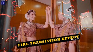 Create Amazing Fire Paper Burn Overlay Transition In Premiere Pro || UsE Track Matte Key