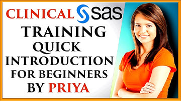 Clinical SAS Programming Tutorials | SAS Training For Beginners | By Priya