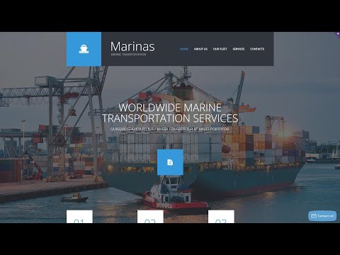 Maritime Responsive Website Template by WT - 57847