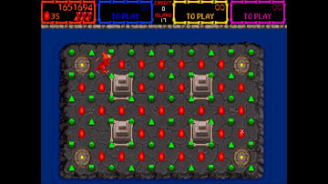 Trog (Arcade) Playthrough