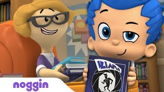 Learn About Borrowing Books At The Library w/ Bubble Guppies ? Preschool Reading Videos | Noggin