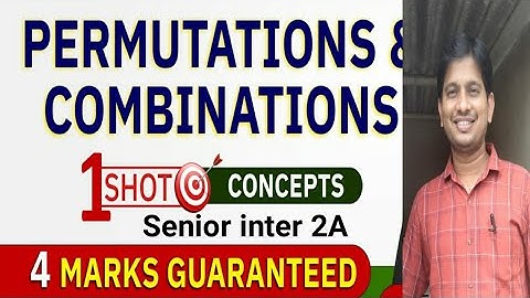 permutation and combination#ts #bie #importantquestions #4marks #senior #inter