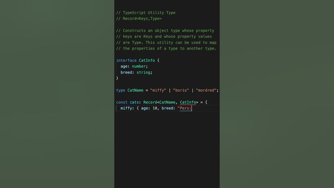 Record TypeScript Utility Types shorts YouTube record-typescript-utility-types-shorts-youtube