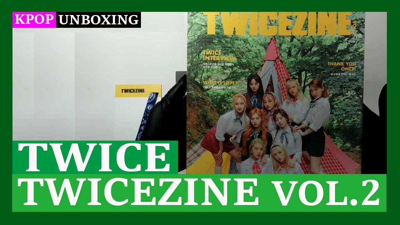 Unboxing TWICE [TWICEZINE VOL.2] 트와이스 Photobook 화보집 Kpop