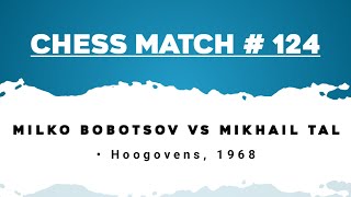 Milko Bobotsov vs Mikhail Tal • Hoogovens, 1968