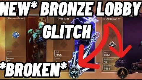 Apex Legends - How To Glitch INTO BRONZE LOBBYS AT ANY RANK! Season 15