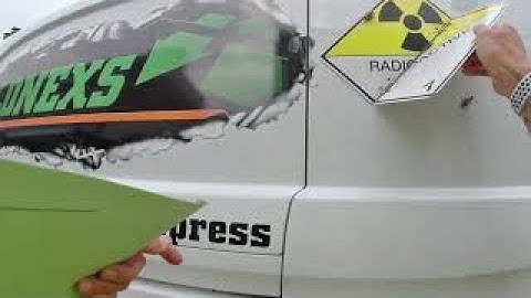 ADR - Klasse 7 het vervoer van radio-actieve bronnen.
