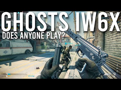 This is MODDED CoD Ghosts on PC (IW6x) 