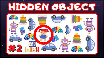Hidden Object Game - Find The Hidden Object / Intelligence Game / English Educational Games For Kids