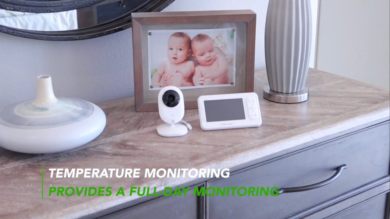 Baby Video Monitor with Camera and Audio Long Distance Baby Monitor 4.3