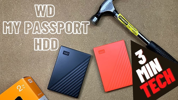 Western Digital My Passport Portable HDD 2TB Black - Office Depot