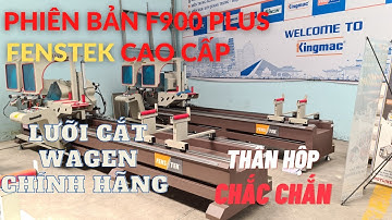 MÁY CẮT NHÔM 2 ĐẦU 09S CẢI TIẾN | F900 PLUS  RAY VUÔNG CAO CẤP FENSTEK | LH 0902143788