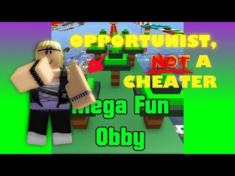 How To Cheat In Roblox Obby Roblox Mega Fun Obby Youtube - mega roblox cheat