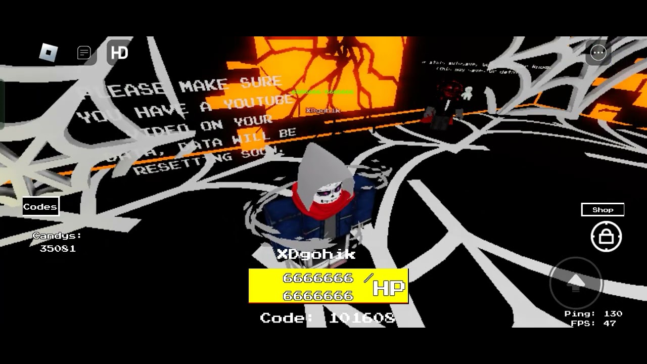 My Data [Roblox : Undertale The Timelines Randomized Code] - YouTube