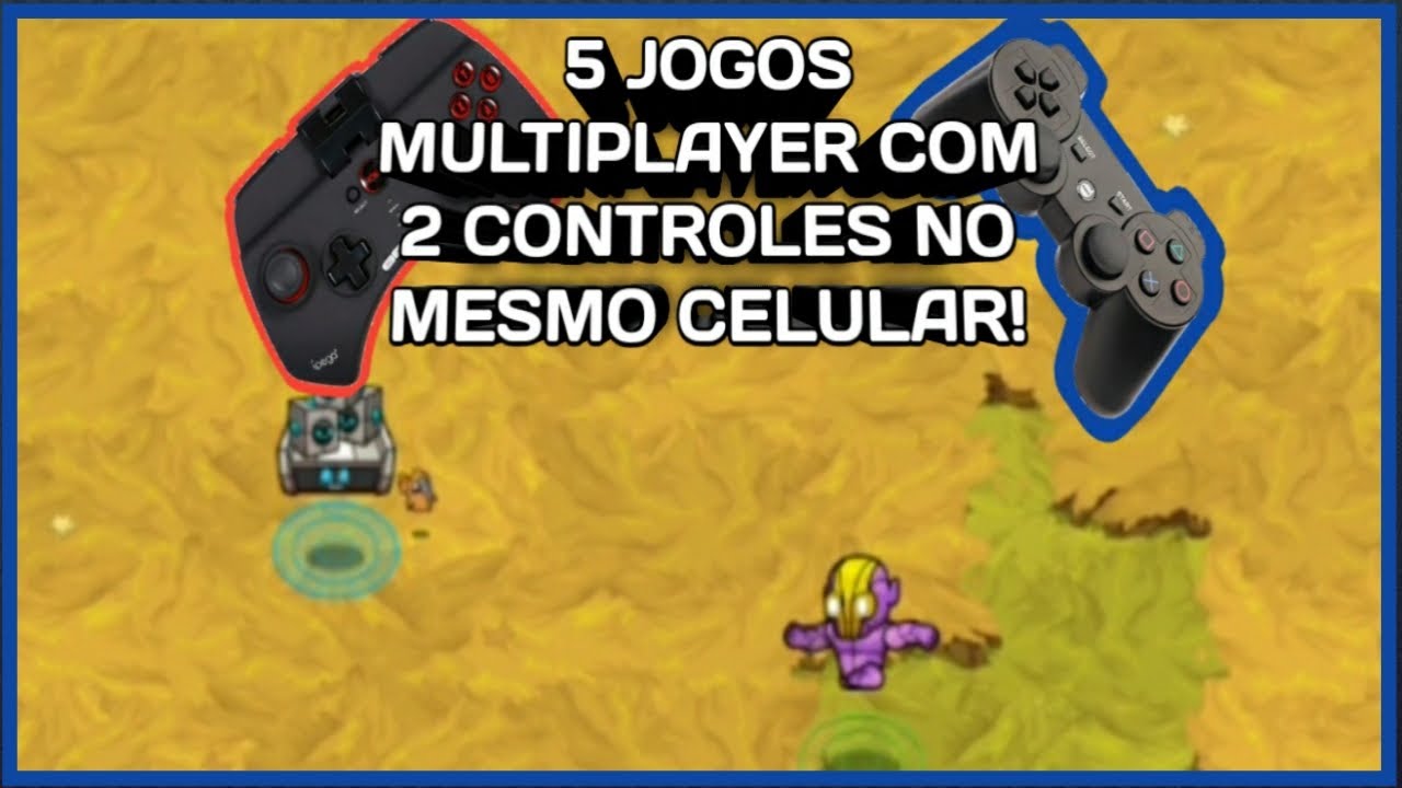 5 jogos multiplayer com 2 controles no mesmo celular!! #GM4P 1 