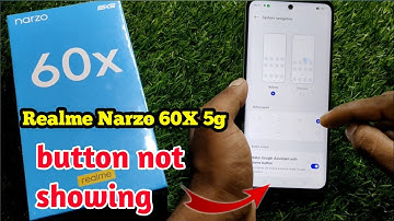 realme narzo 60x back button not showing, realme narzo 60x button hide
