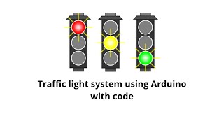 How to make Traffic light System Using Arduino || Proteus Simulation with code Update