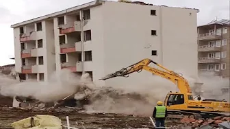 Dangerous Collapse Construction Compilation, Fastest Building Demolition Skills