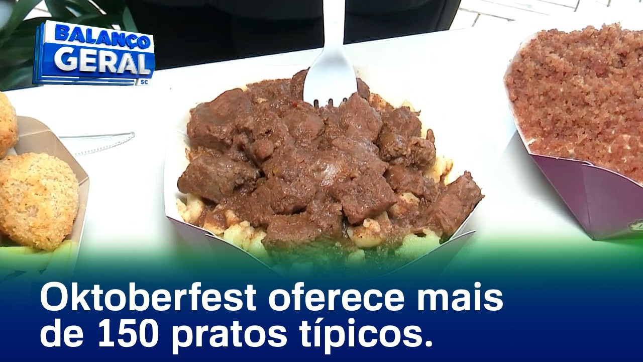 Oktoberfest: 41ª edição reúne mais de 150 pratos para saborear