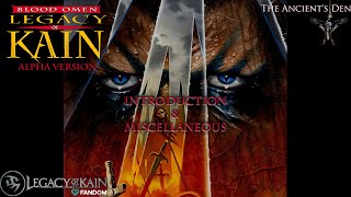 Introduction to the Blood Omen Alpha Series