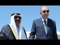 President erdogan welcomes kuwaiti emir sheikh meshal al sabah