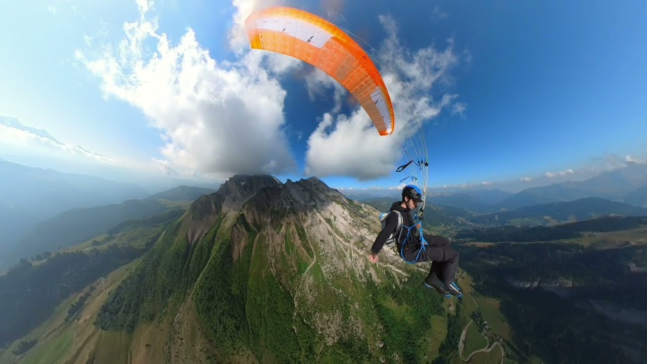 Arête à Marion - Pointe de la Blonnière et déco parapente