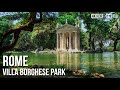 Villa Borghese Gardens and Park, Former Outskirts Of Ancient Rome - 🇮🇹 Italy - 4K Walking Tour