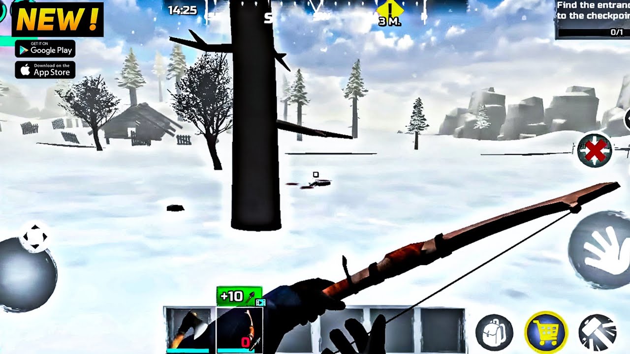WinterCraft: Survival Forest Gameplay Part 1 | Winter craft game | New Android games 2024 |