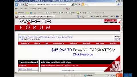 How To Create A Forum Account
