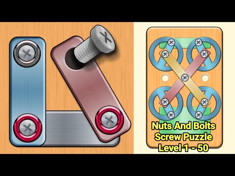 Nuts And Bolts - Screw Puzzle Answers | All Levels | Level 1-50