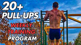 20 Pull-Ups in a Row | Weekly Training Program
