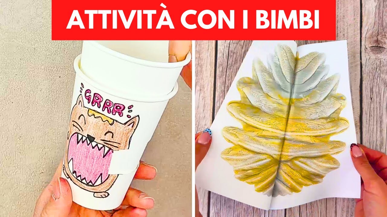 10 attivitĂ da fare coi BIMBI per stimolare le loro capacitĂ đ