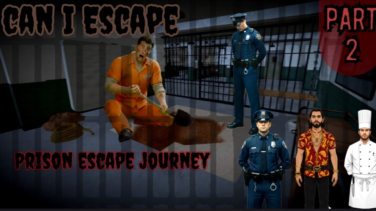 Prison Escape Jourmey Day 2 || Police Ne Pakad Lia || Can I Escape This Prison Adventure Game ||