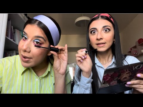 مهرانا با لوازم آرايشيم ميكاپ كرد و بهشون نمره داد