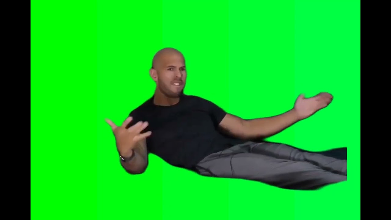 "Breathe Air " Andrew Tate Meme Green Screen | 
