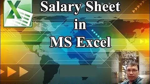 Salary Sheet in MS Excel 2021 | Excel IF function | How to make salary Sheet in MS Excel