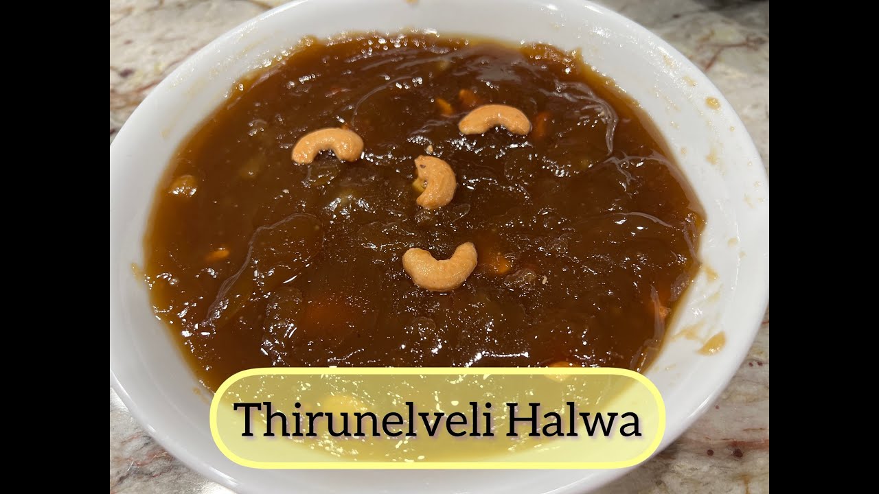 Tirunelveli Halwa திருநெல்வேலி அல்வா Recipe In Tamil YouTube
