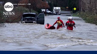 Torrential rains pounds Northwest as dangerous flood threat grows