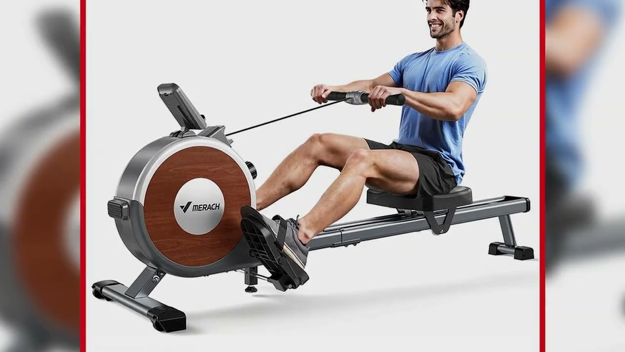 A must-have product! MERACH Rowing Machine Magnetic Rower Machine for Home 16 Levels Quiet Resista