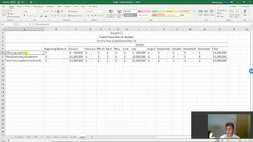 Capital expenditures budget