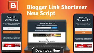 How to create a Premium Url Shortener on Blogger || New Blogger Script || Blogger Tutorial