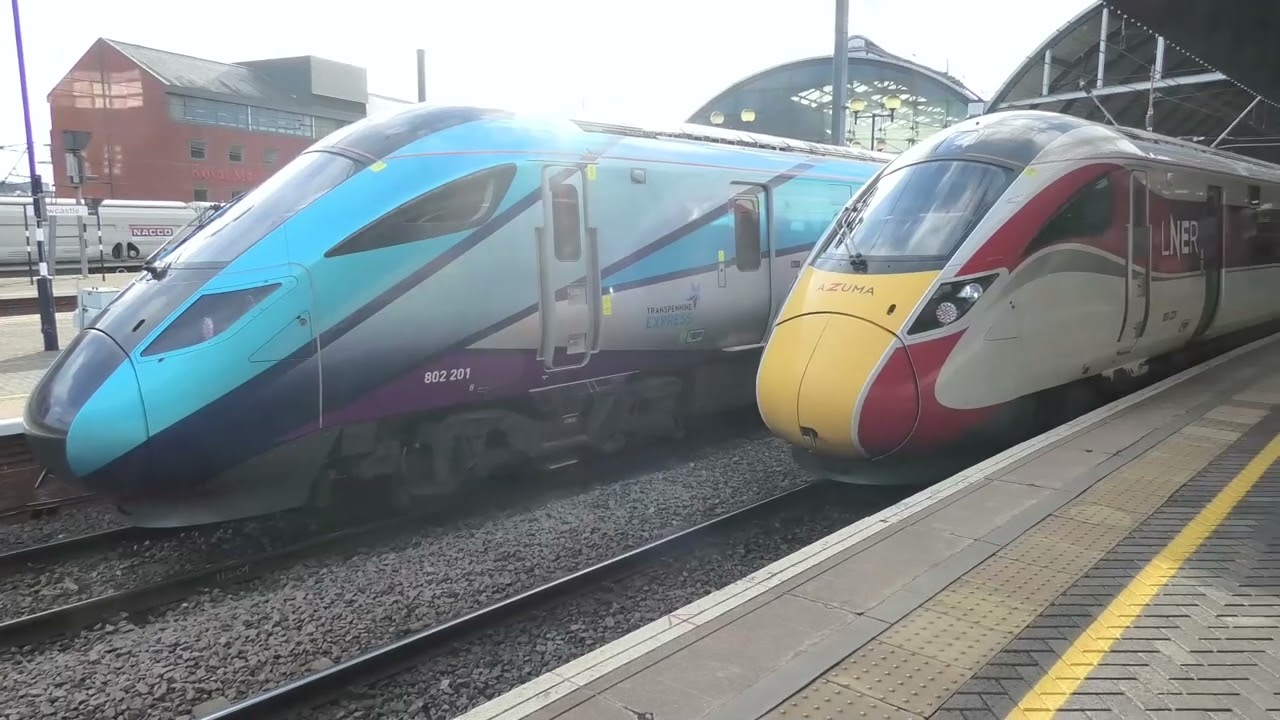 Trains at Newcastle Central Station on Thursday 24th February 2022 in Full 4K Ultra HD!