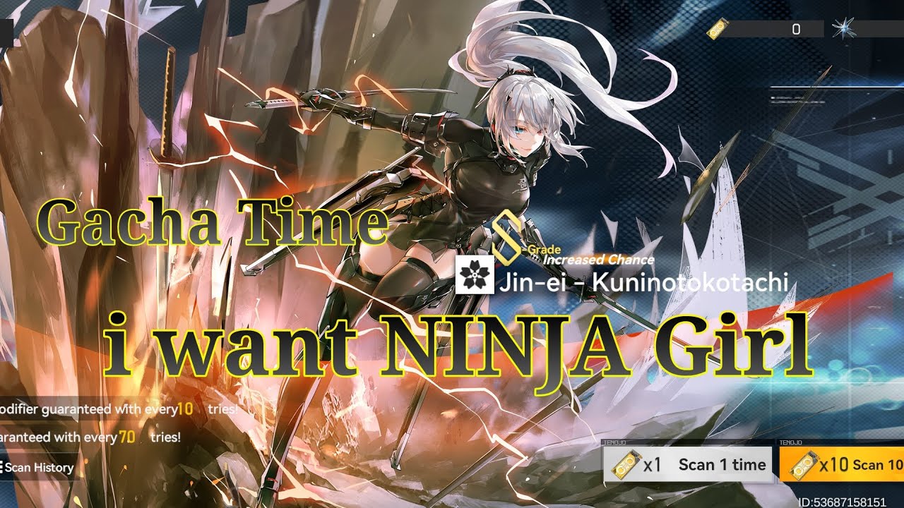 [Aether Gazer] CBT "Gacha Jin-ei" Ninja Onee-san 😘