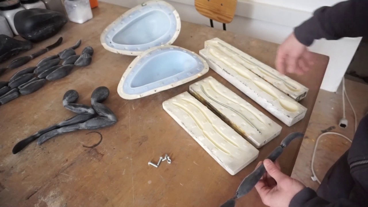 Abguss mit Pressformen: Epoxidharz + Füllstoffe (Verdicker ...