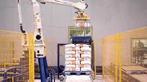 Palletizing System - Bags of Flour by ICON Robotics Bag